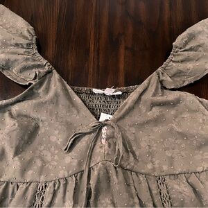 And Now This Femme Dress Crushed Oregano